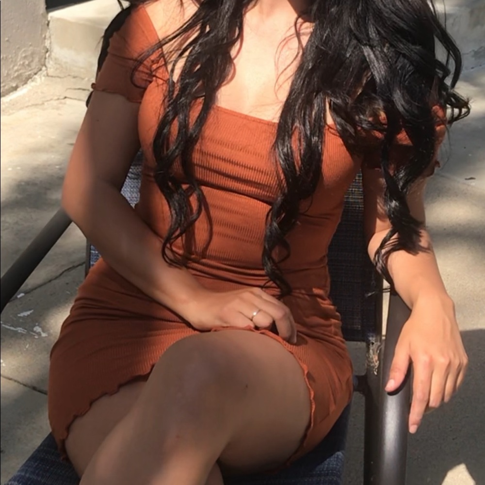 Off the shoulder dress